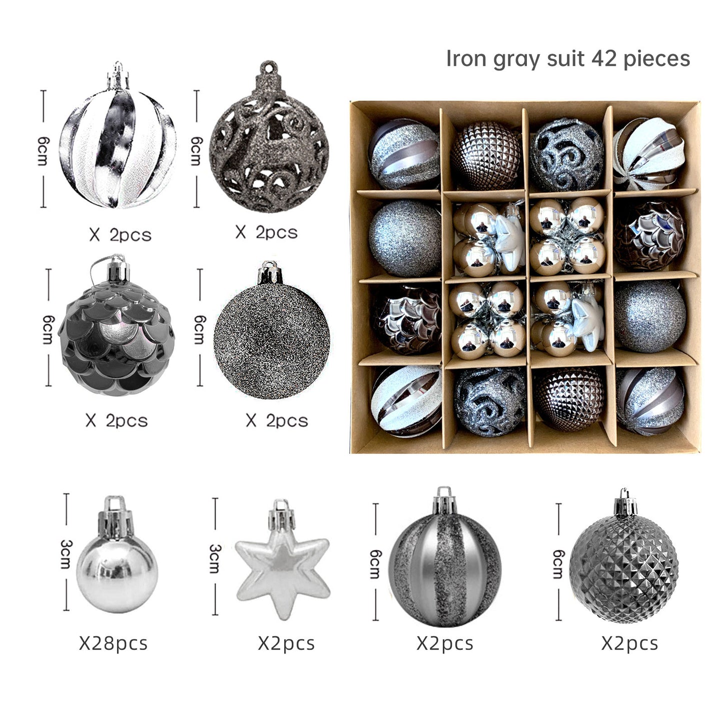 Christmas balls 40pcs