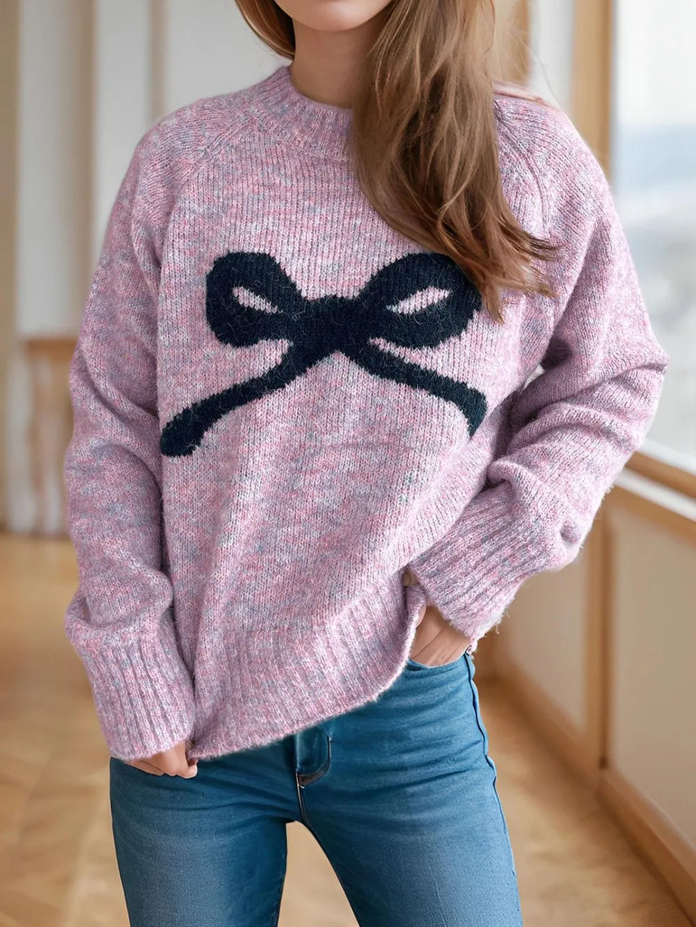 Bow Stickad Tröja
