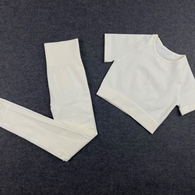 Seamless Yoga Set Träningsset