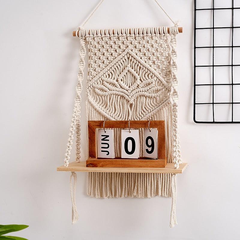Macrame vägghylla - Villarudskogen