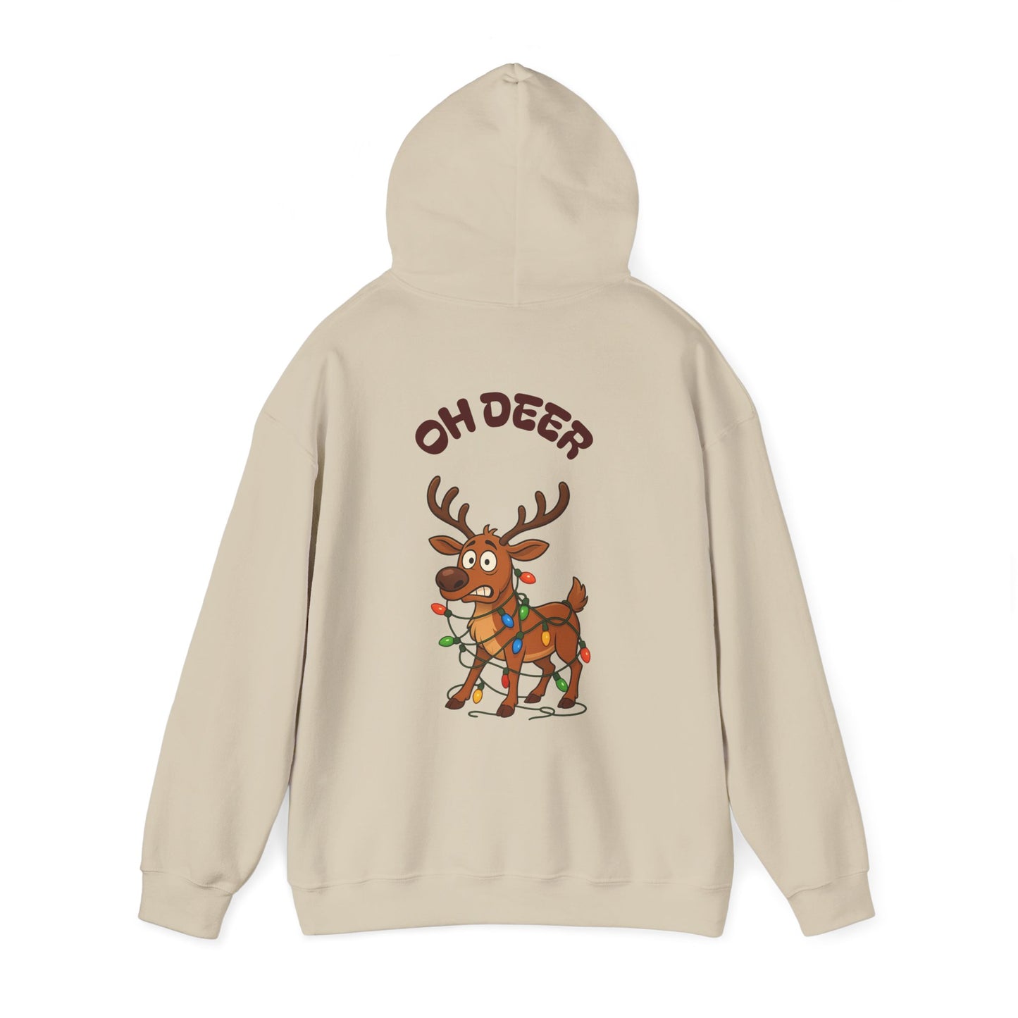 Hus41 Unisex Sweatshirt Hoodie - OH DEER Jultröja