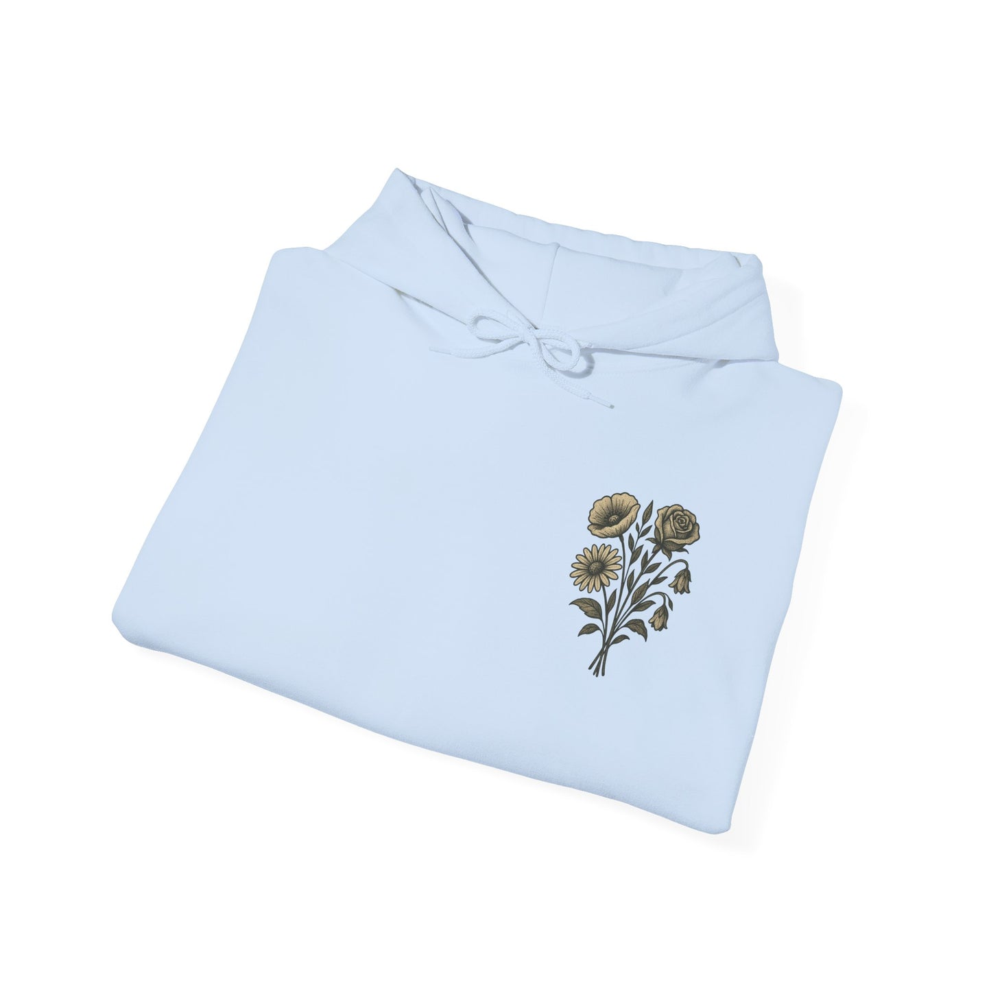 Hus41 Unisex Sweatshirt Hoodie - Flowers are my therapy