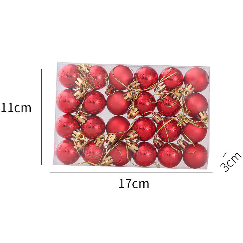 Christmas balls 24pcs