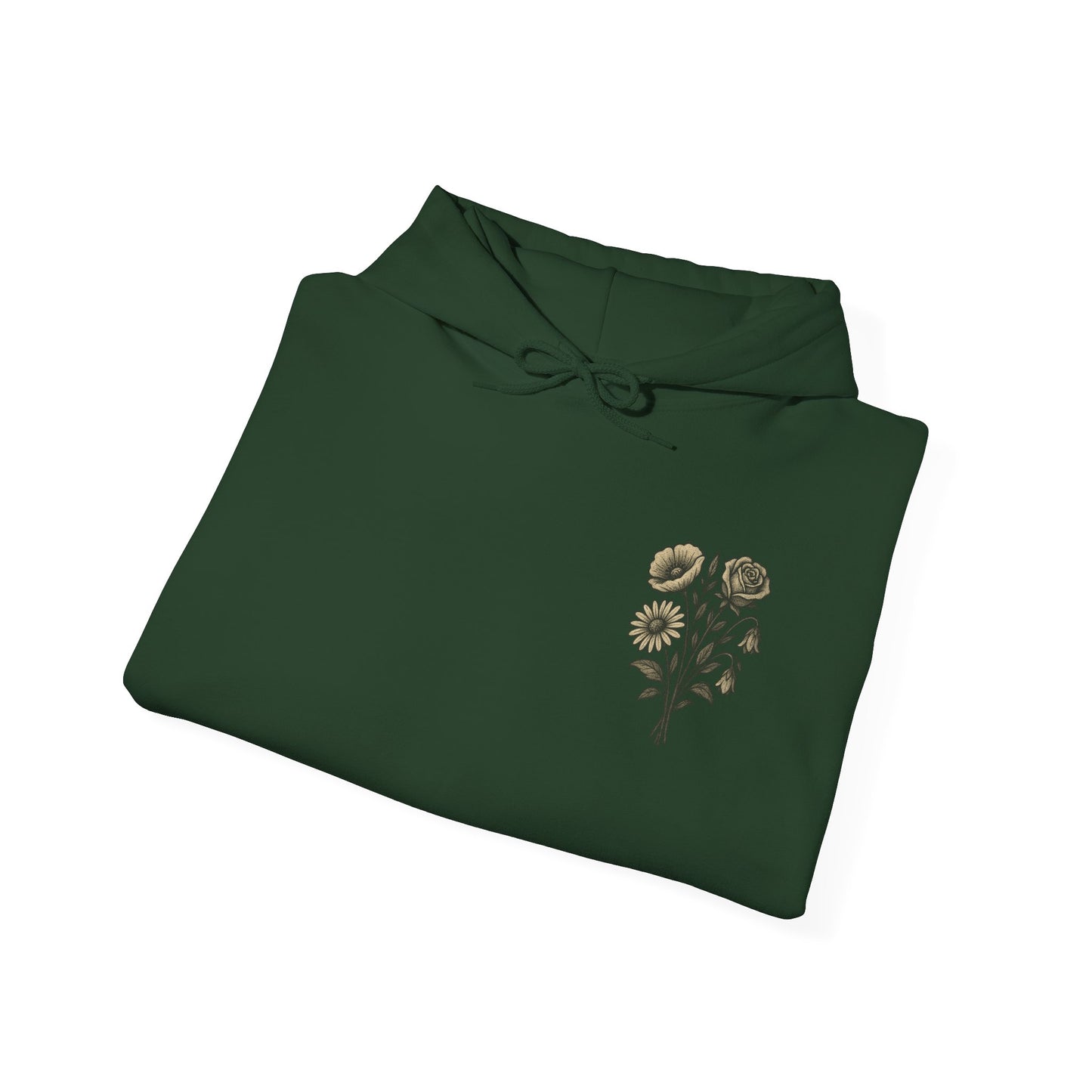 Hus41 Unisex Sweatshirt Hoodie - Flowers are my therapy