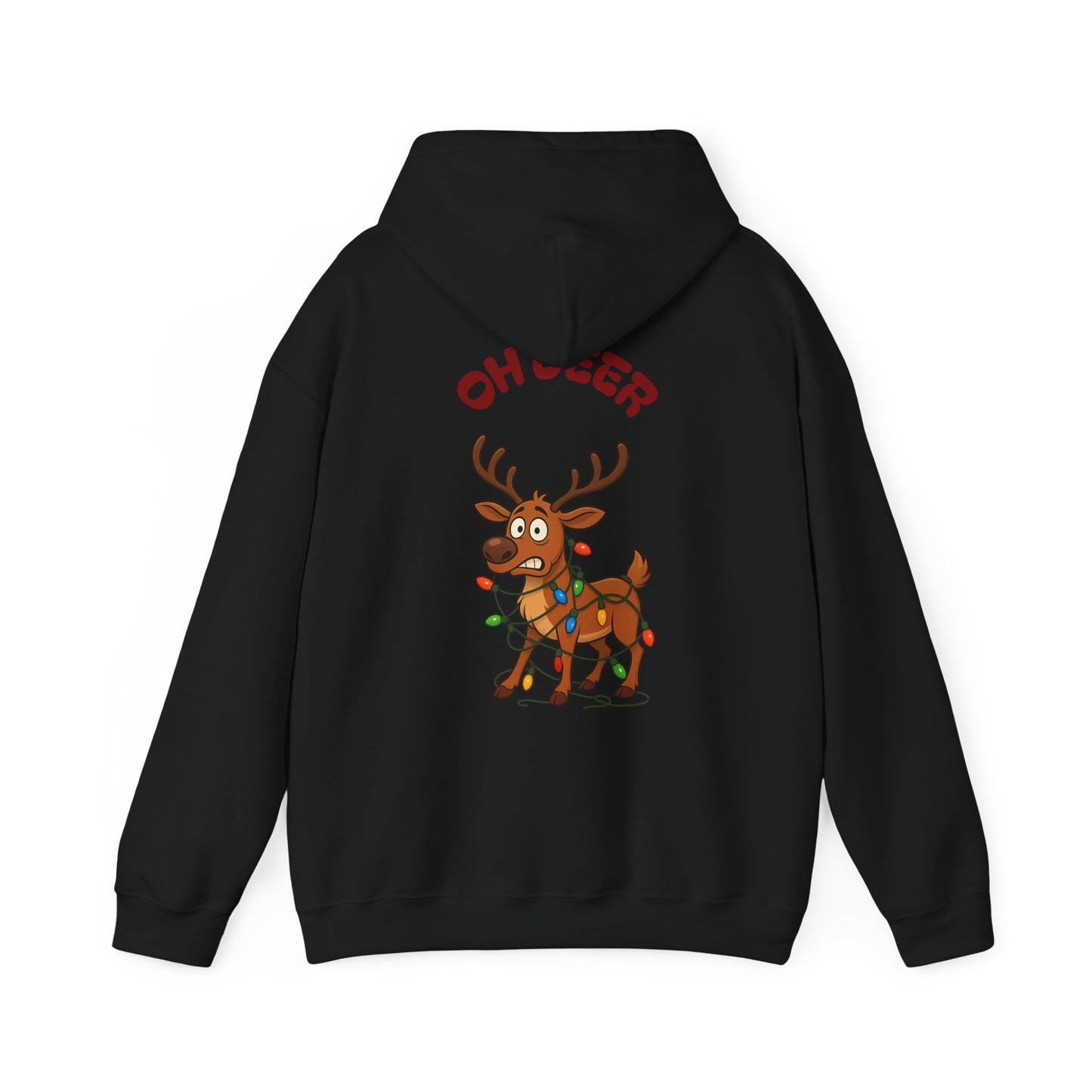Hus41 Unisex Sweatshirt Hoodie - OH DEER Jultröja
