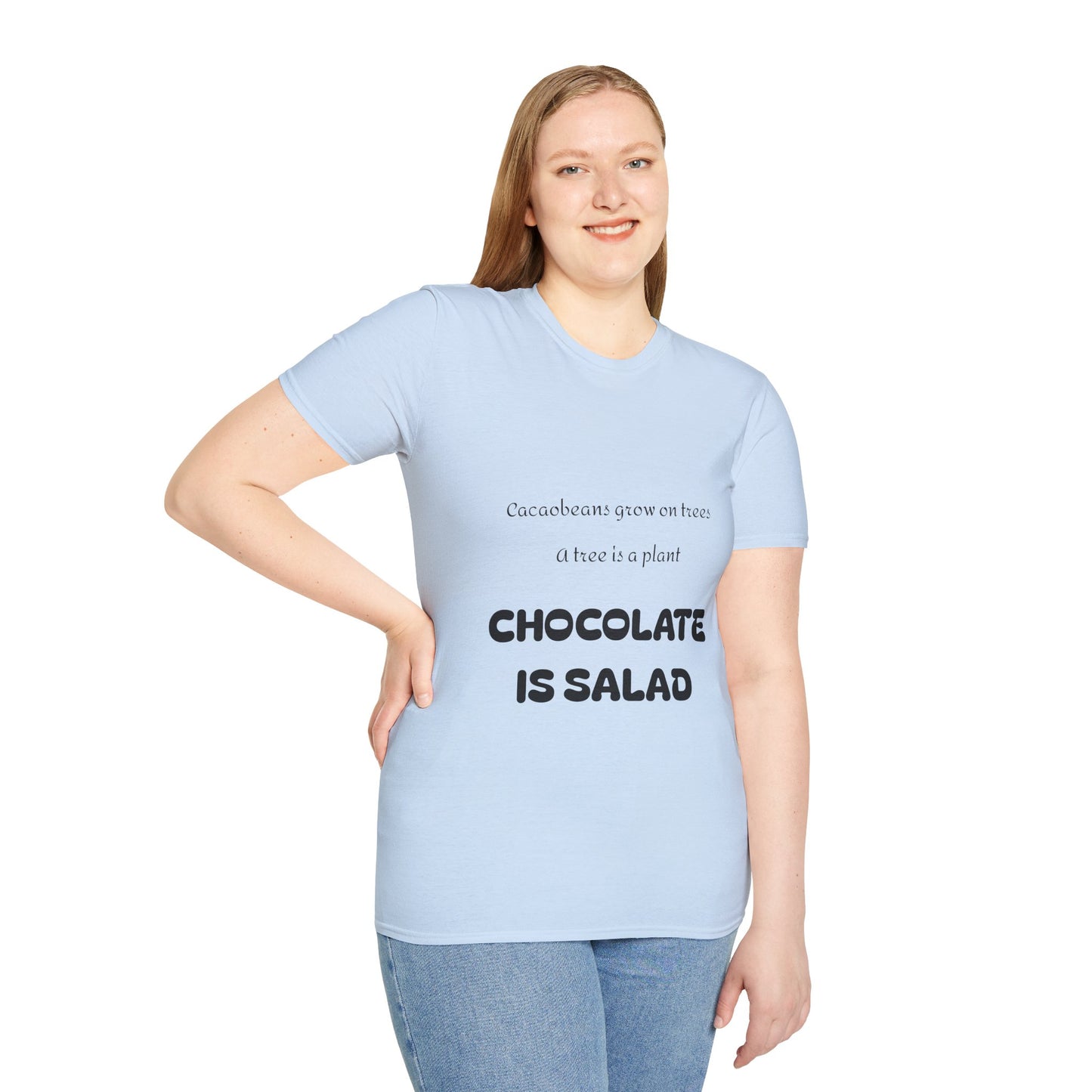 Hus41 T-Shirt - Chocolate is salad
