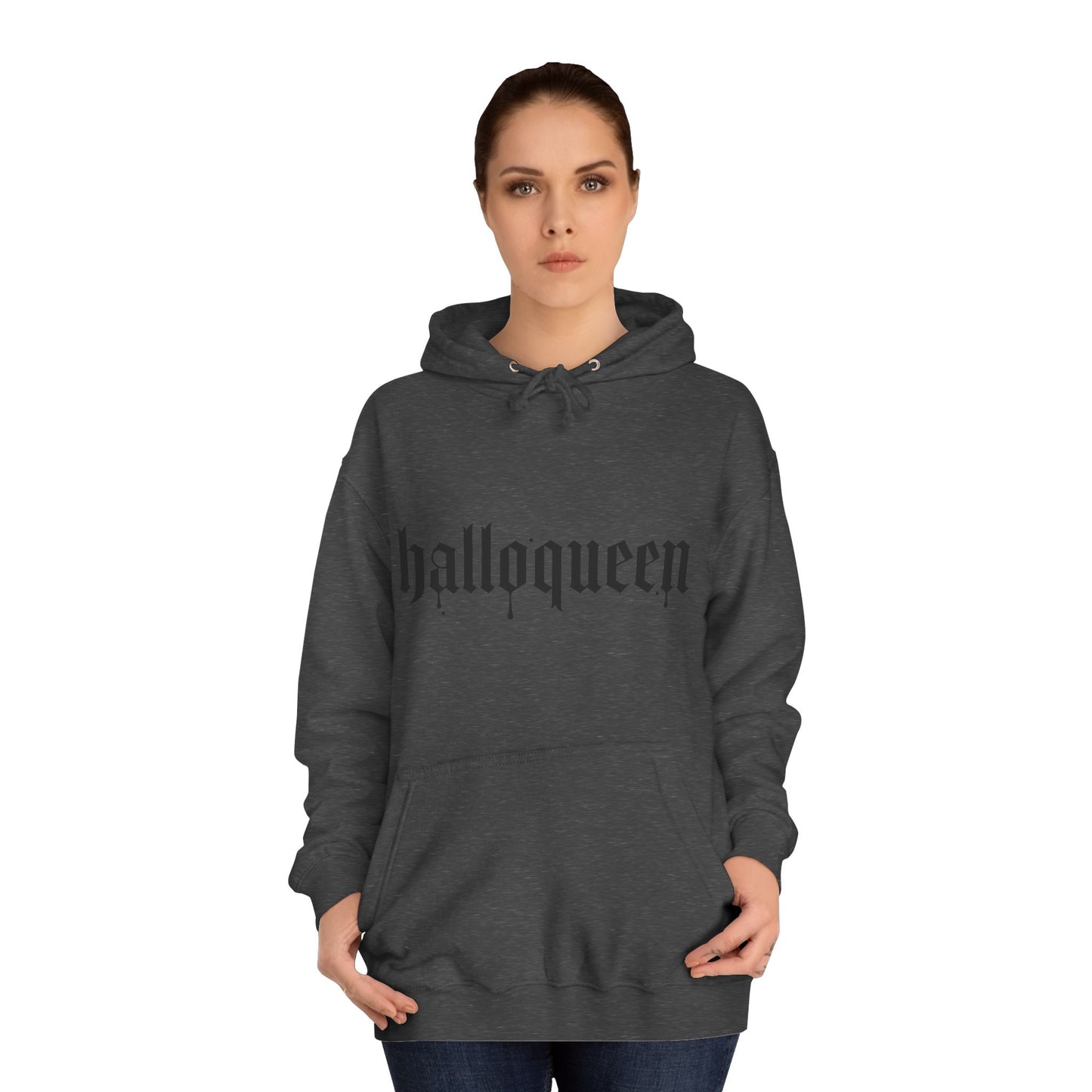 Hus41 College Hoodie – Spooky Season Halloqueen