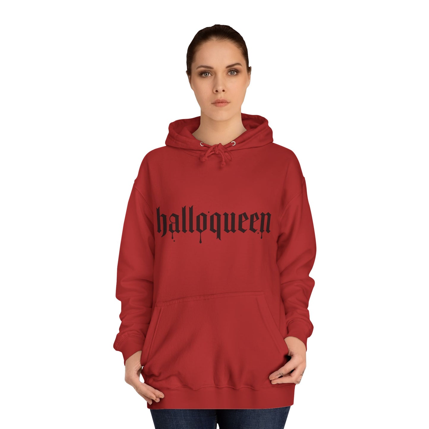 Hus41 College Hoodie – Spooky Season Halloqueen