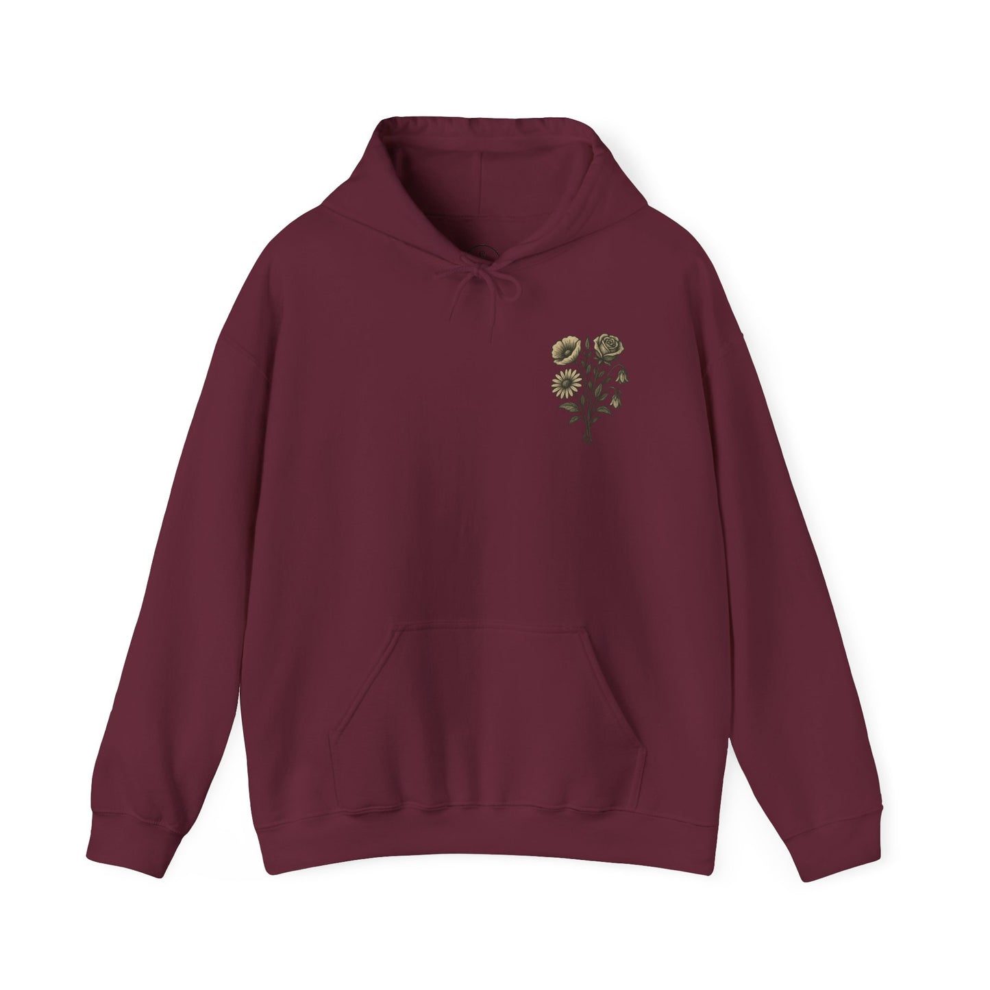 Hus41 Unisex Sweatshirt Hoodie - Flowers are my therapy