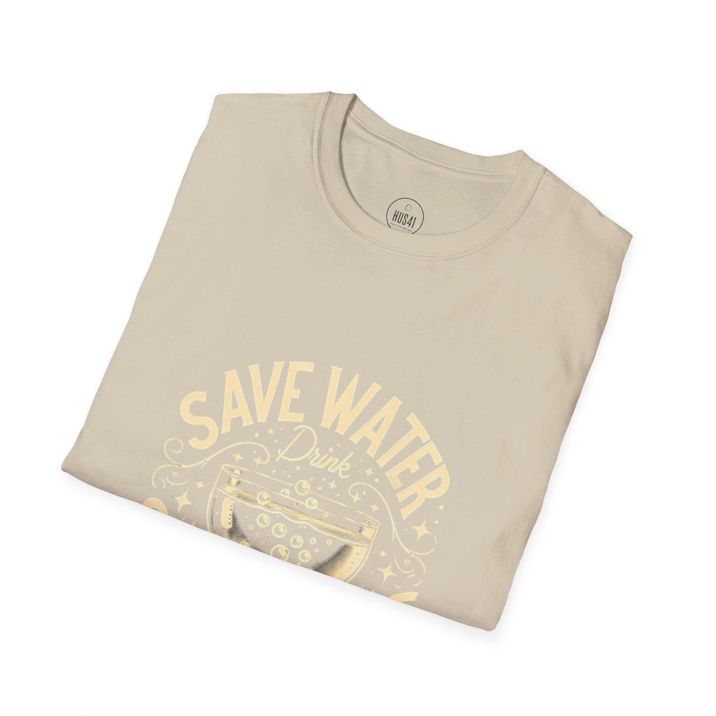 Hus42 T-shirt - Champagne Lover