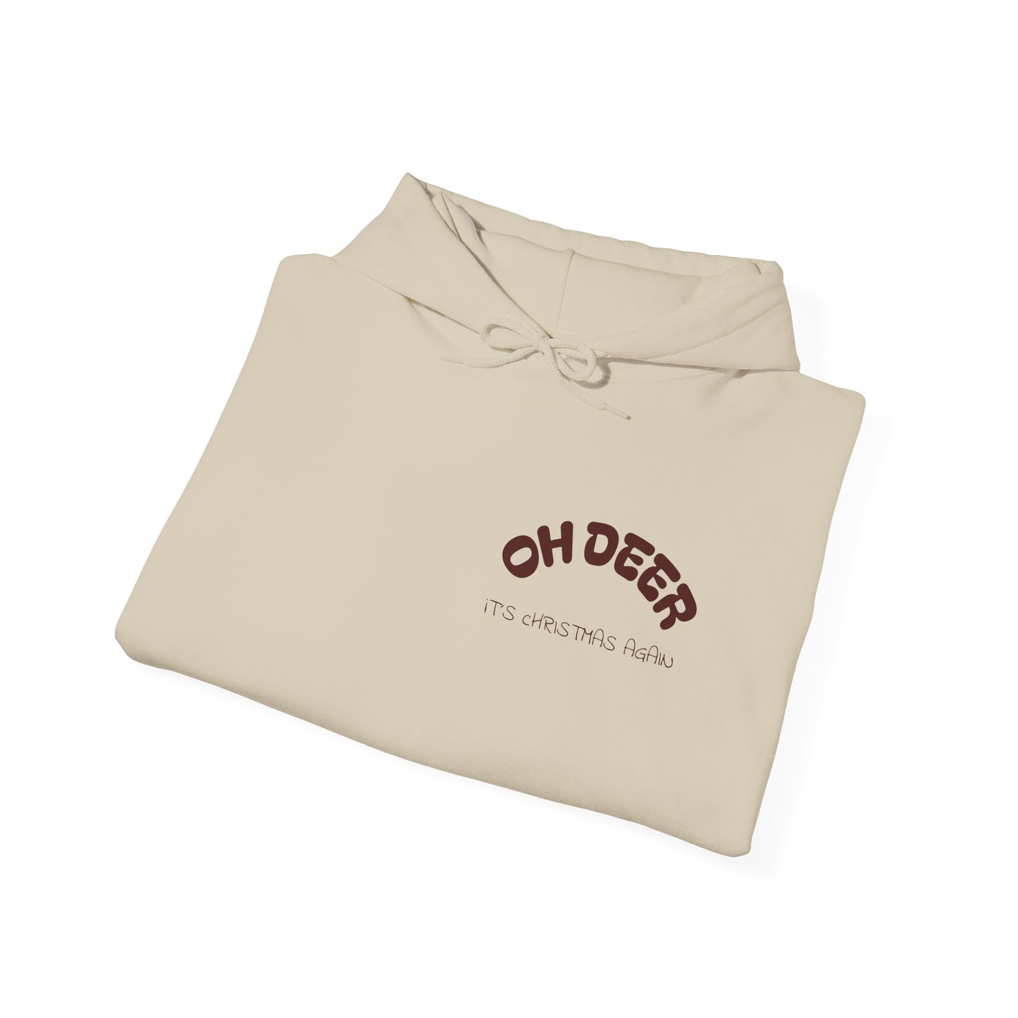 Hus41 Unisex Sweatshirt Hoodie - OH DEER Jultröja