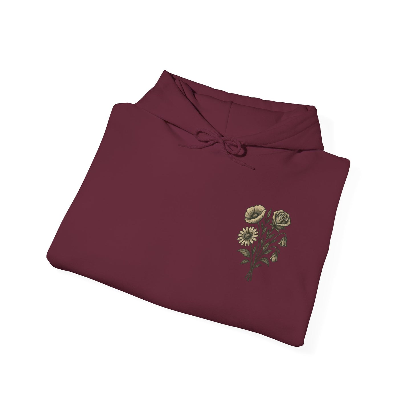 Hus41 Unisex Sweatshirt Hoodie - Flowers are my therapy