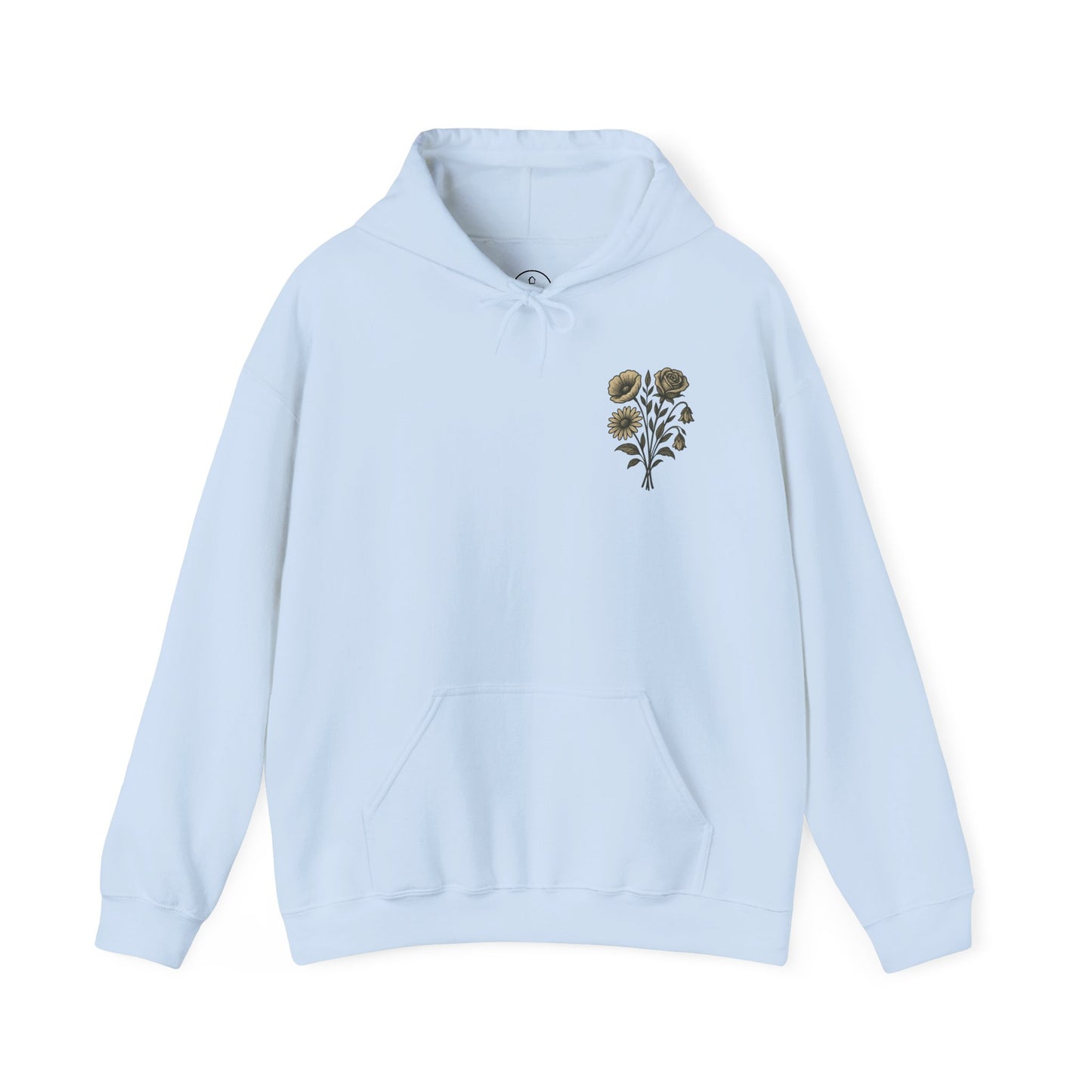 Hus41 Unisex Sweatshirt Hoodie - Flowers are my therapy