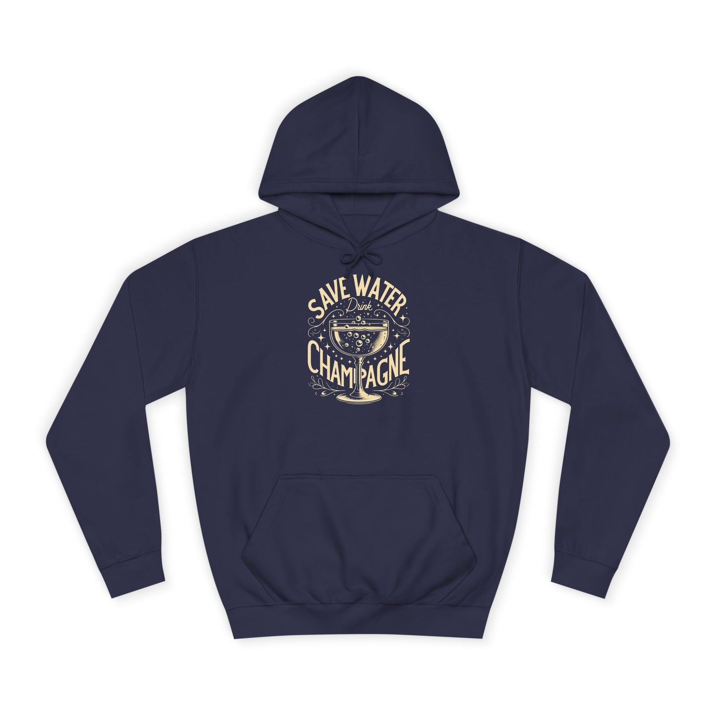 Unisex College Hoodie - Champagne Lover