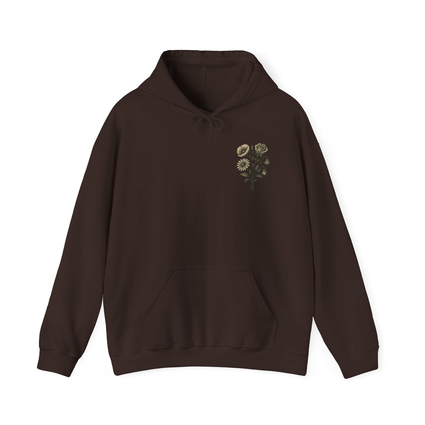 Hus41 Unisex Sweatshirt Hoodie - Flowers are my therapy