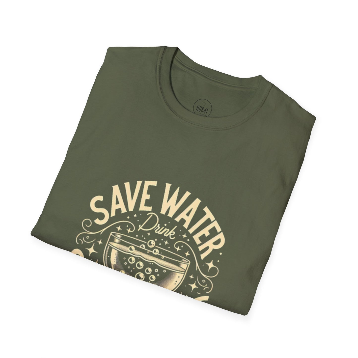 Hus42 T-shirt - Champagne Lover