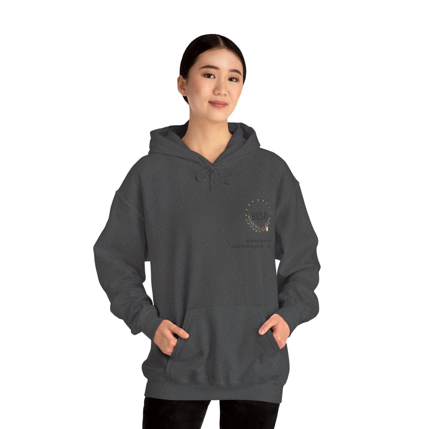 Hus41 Unisex Sweatshirt Hoodie - Inredning är min terapi
