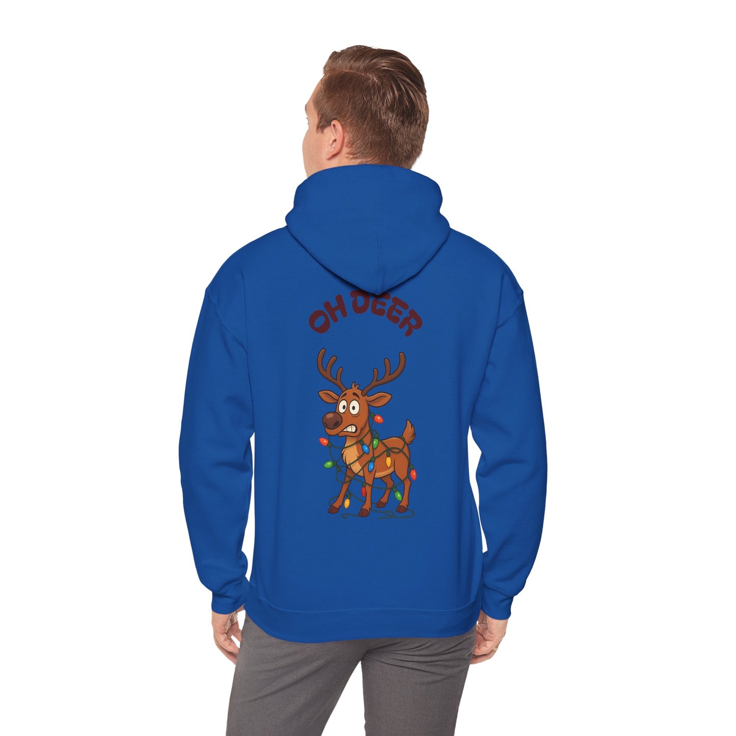 Hus41 Unisex Sweatshirt Hoodie - OH DEER Jultröja