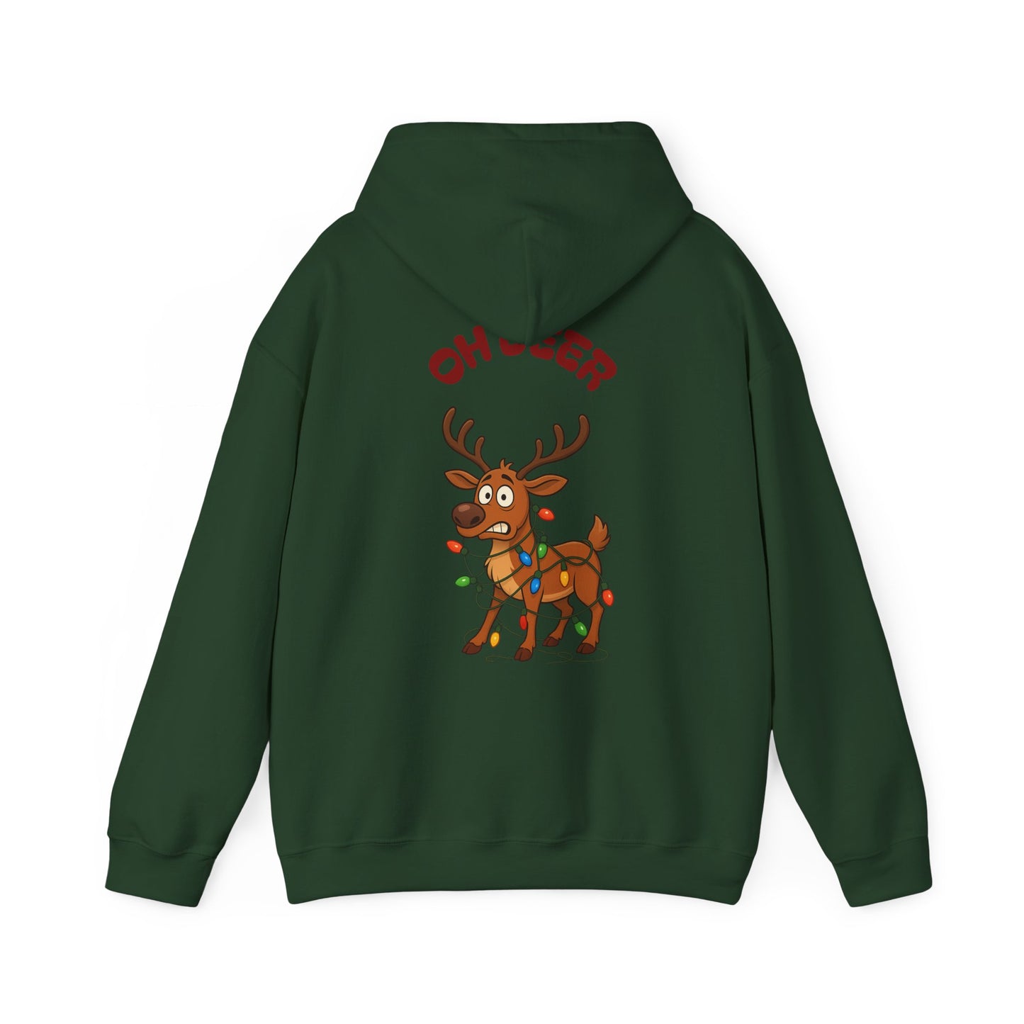 Hus41 Unisex Sweatshirt Hoodie - OH DEER Jultröja