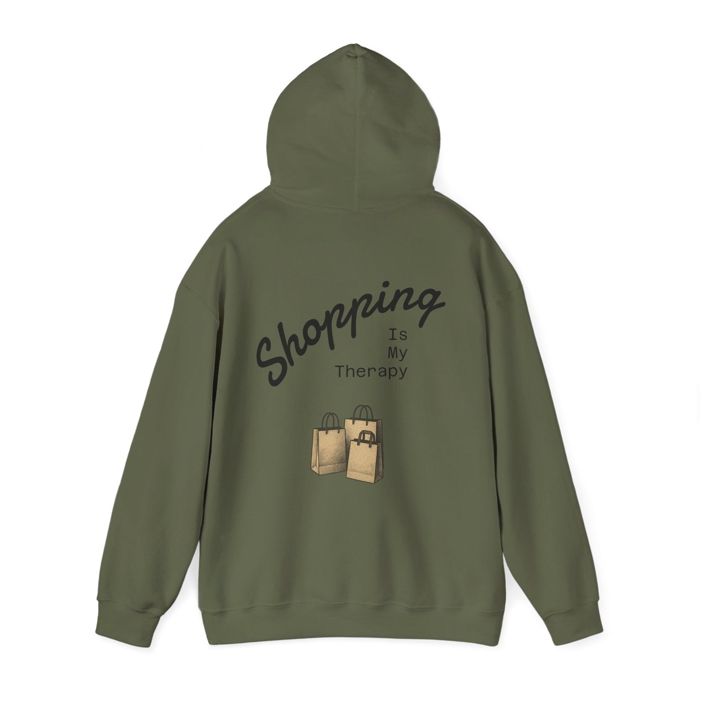 Hus41 Unisex Sweatshirt Hoodie - Shopping is my therapy
