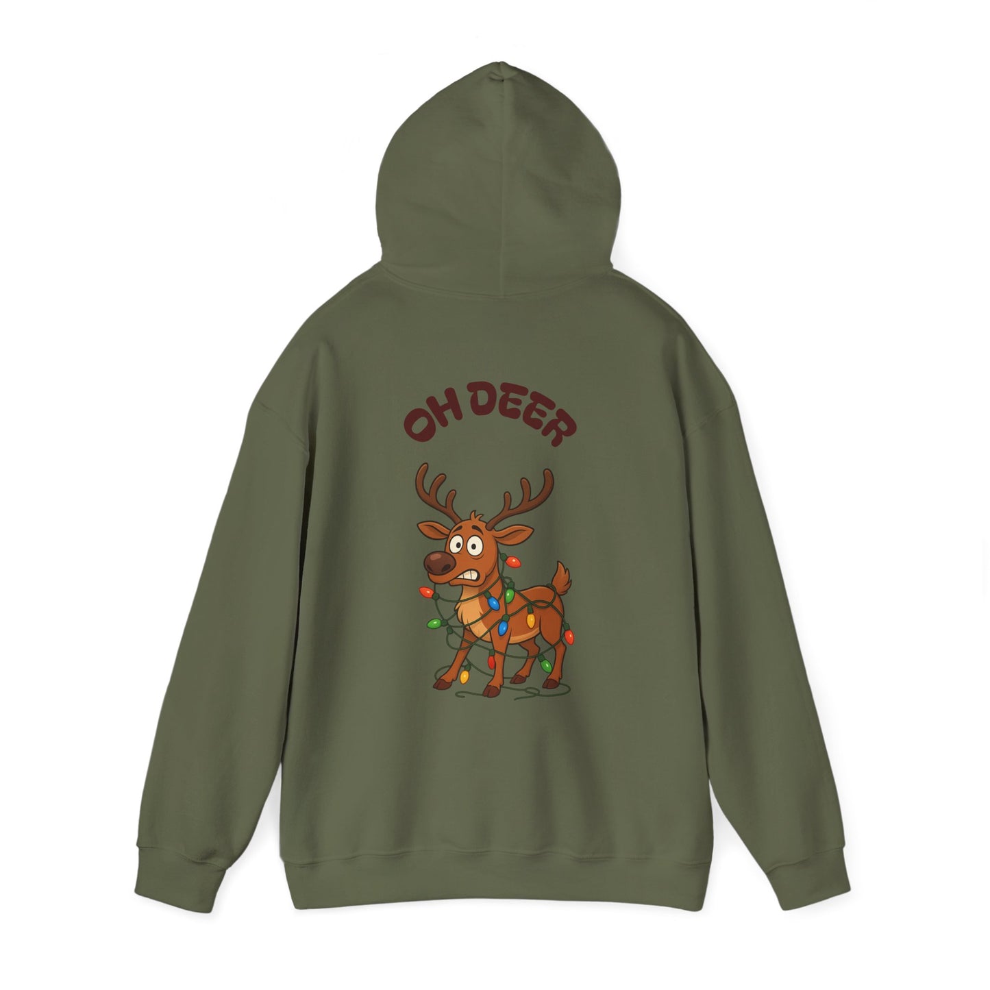 Hus41 Unisex Sweatshirt Hoodie - OH DEER Jultröja