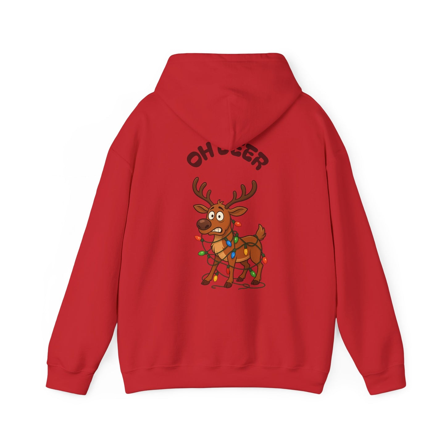 Hus41 Unisex Sweatshirt Hoodie - OH DEER Jultröja