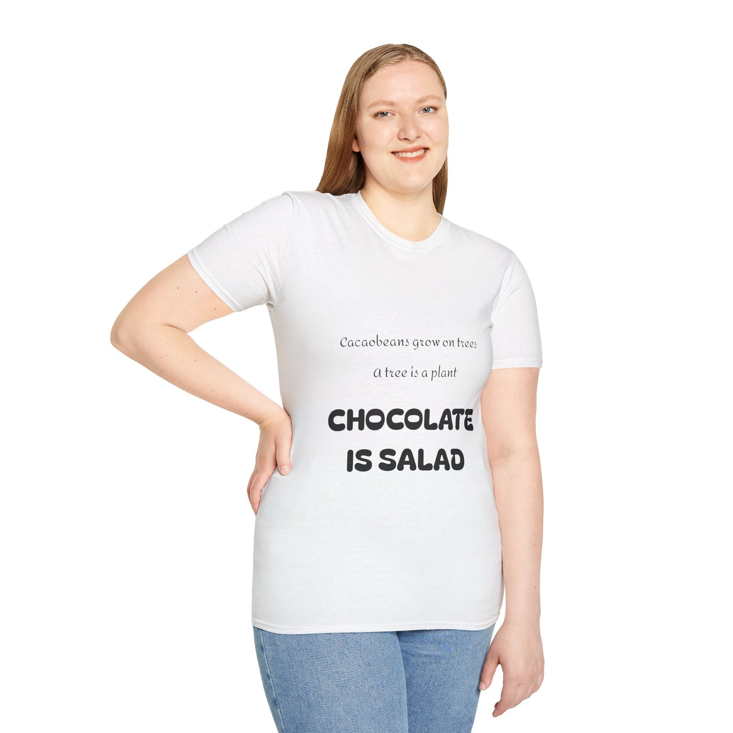 Hus41 T-Shirt - Chocolate is salad