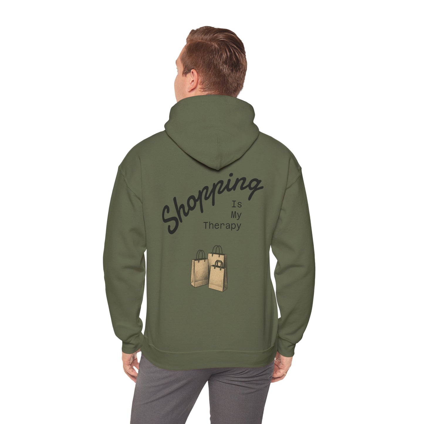 Hus41 Unisex Sweatshirt Hoodie - Shopping is my therapy