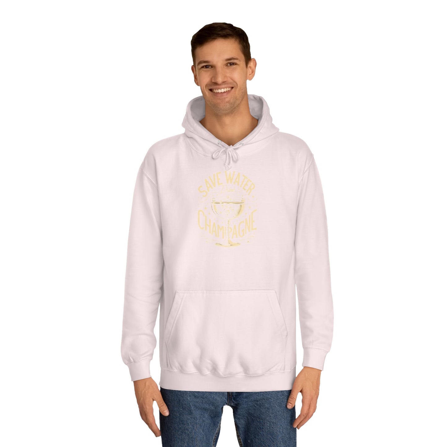 Unisex College Hoodie - Champagne Lover