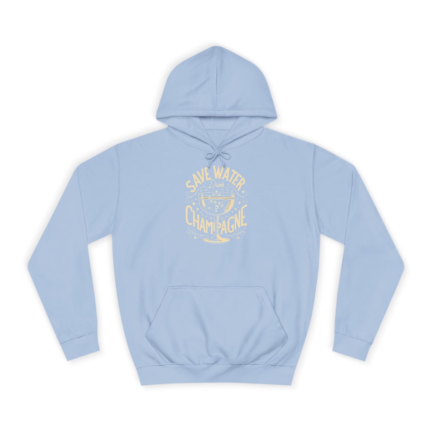 Unisex College Hoodie - Champagne Lover