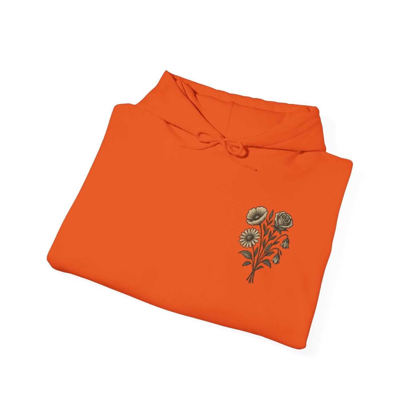 Hus41 Unisex Sweatshirt Hoodie - Flowers are my therapy