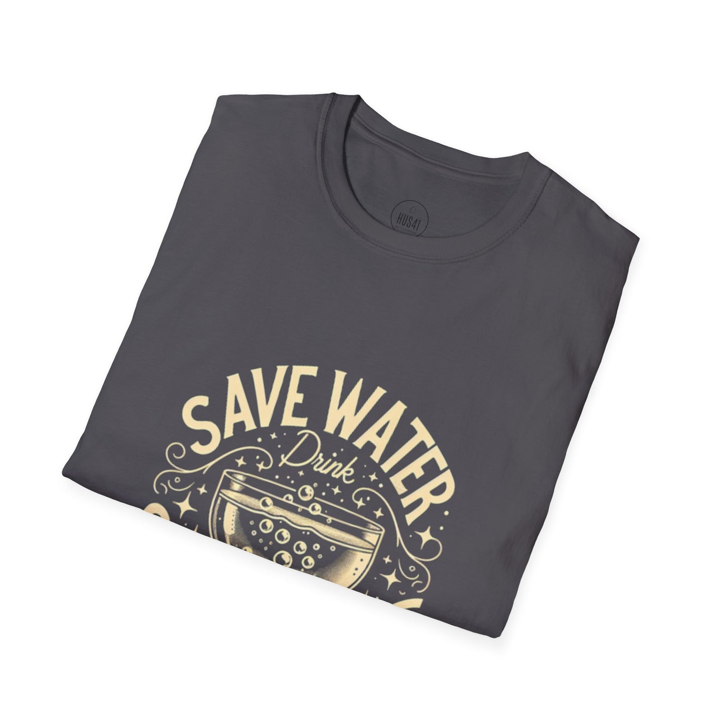 Hus42 T-shirt - Champagne Lover