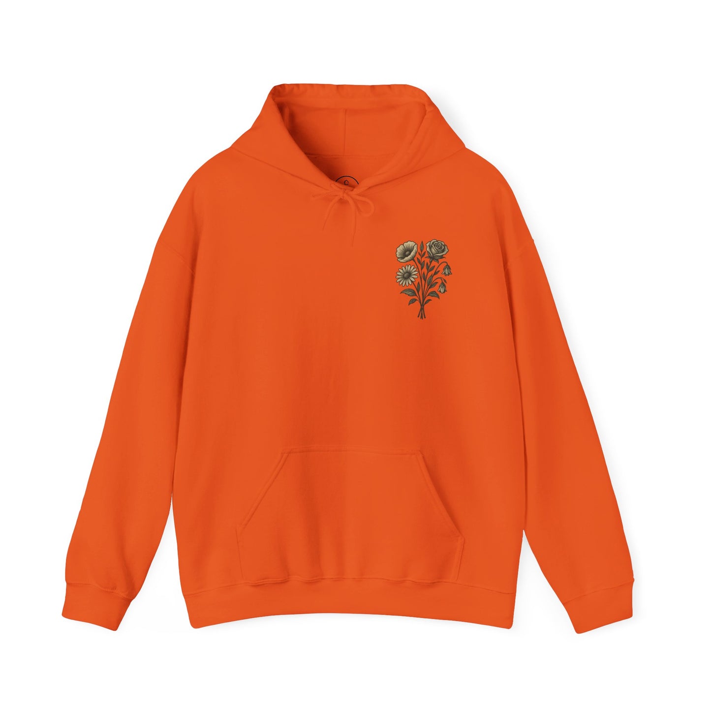 Hus41 Unisex Sweatshirt Hoodie - Flowers are my therapy
