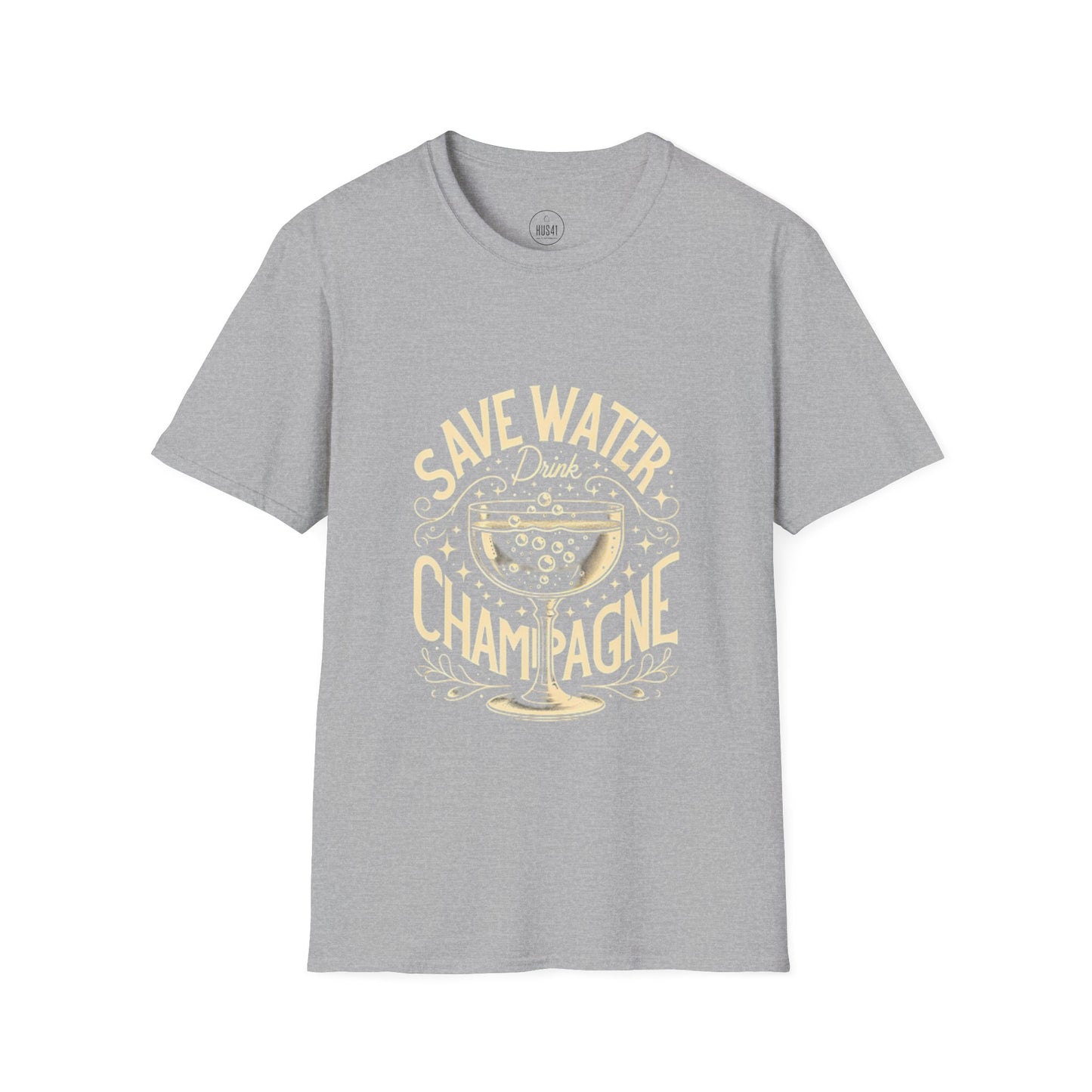 Hus42 T-shirt - Champagne Lover