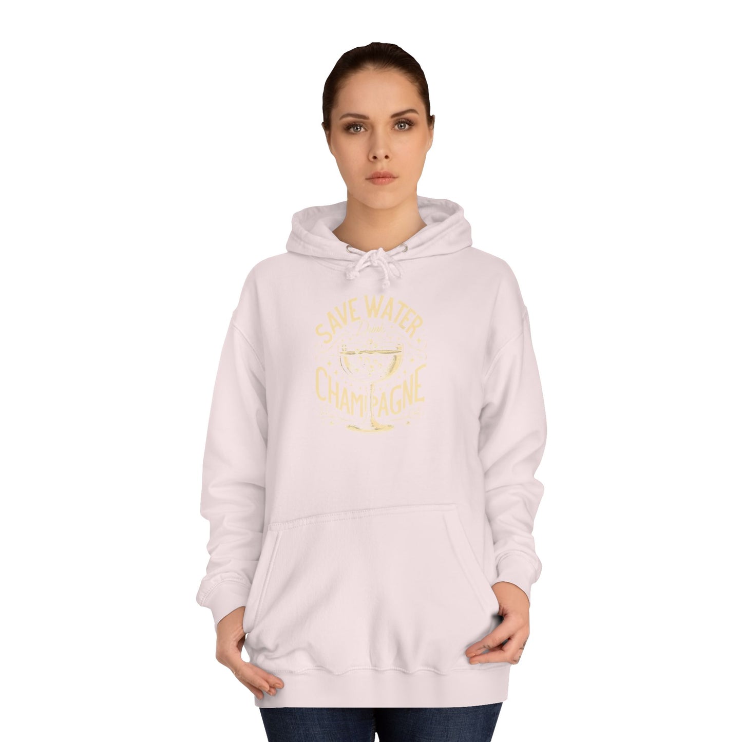 Unisex College Hoodie - Champagne Lover
