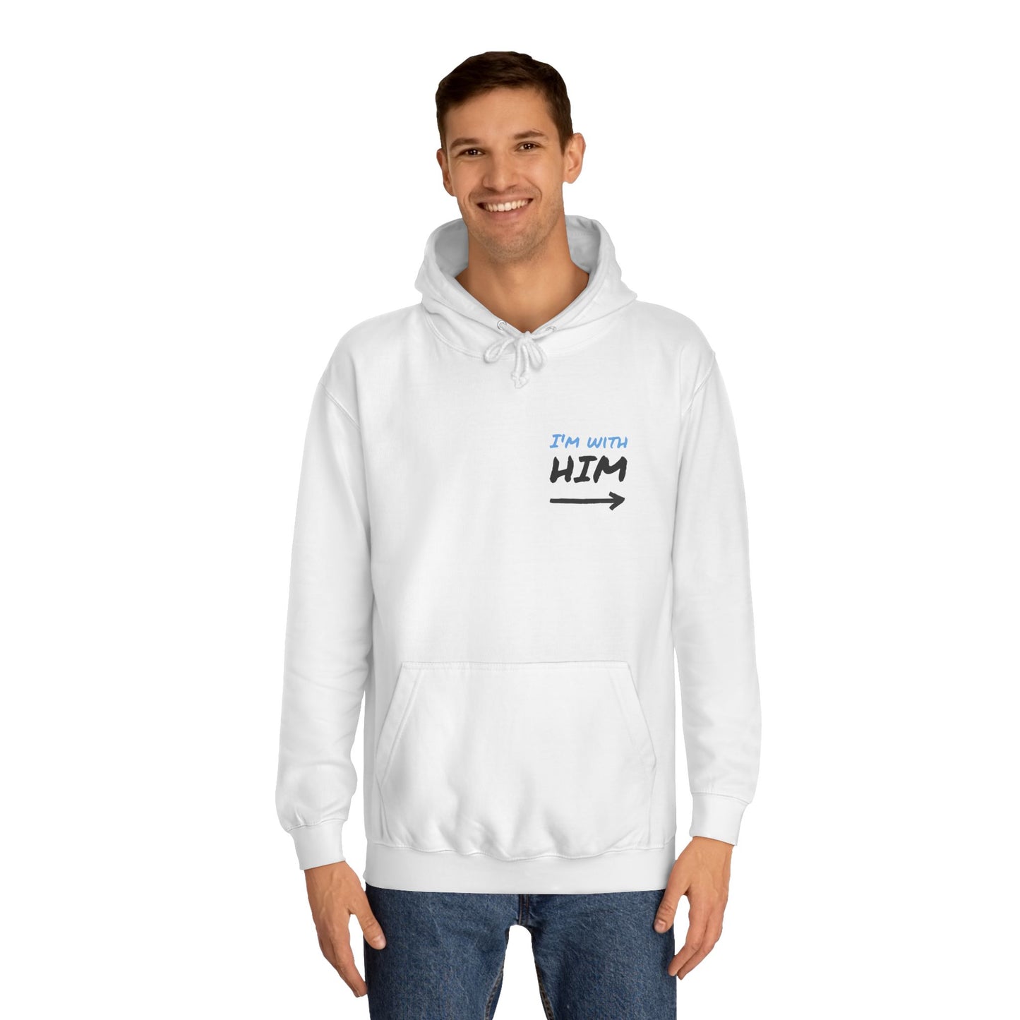 Hus41 College Hoodie - Love you with all my butt