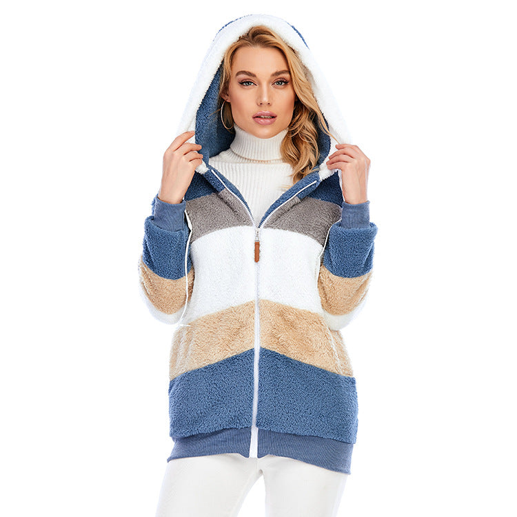 Hoodie Randig