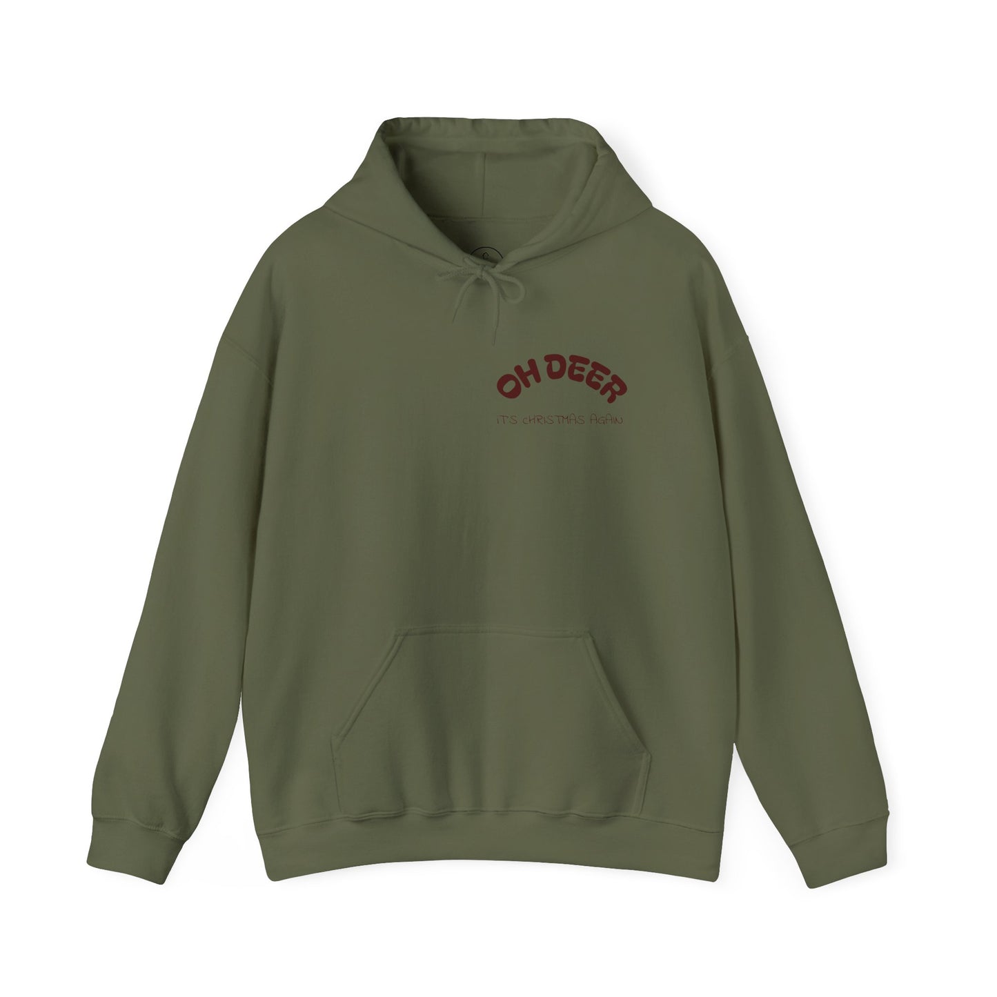 Hus41 Unisex Sweatshirt Hoodie - OH DEER Jultröja