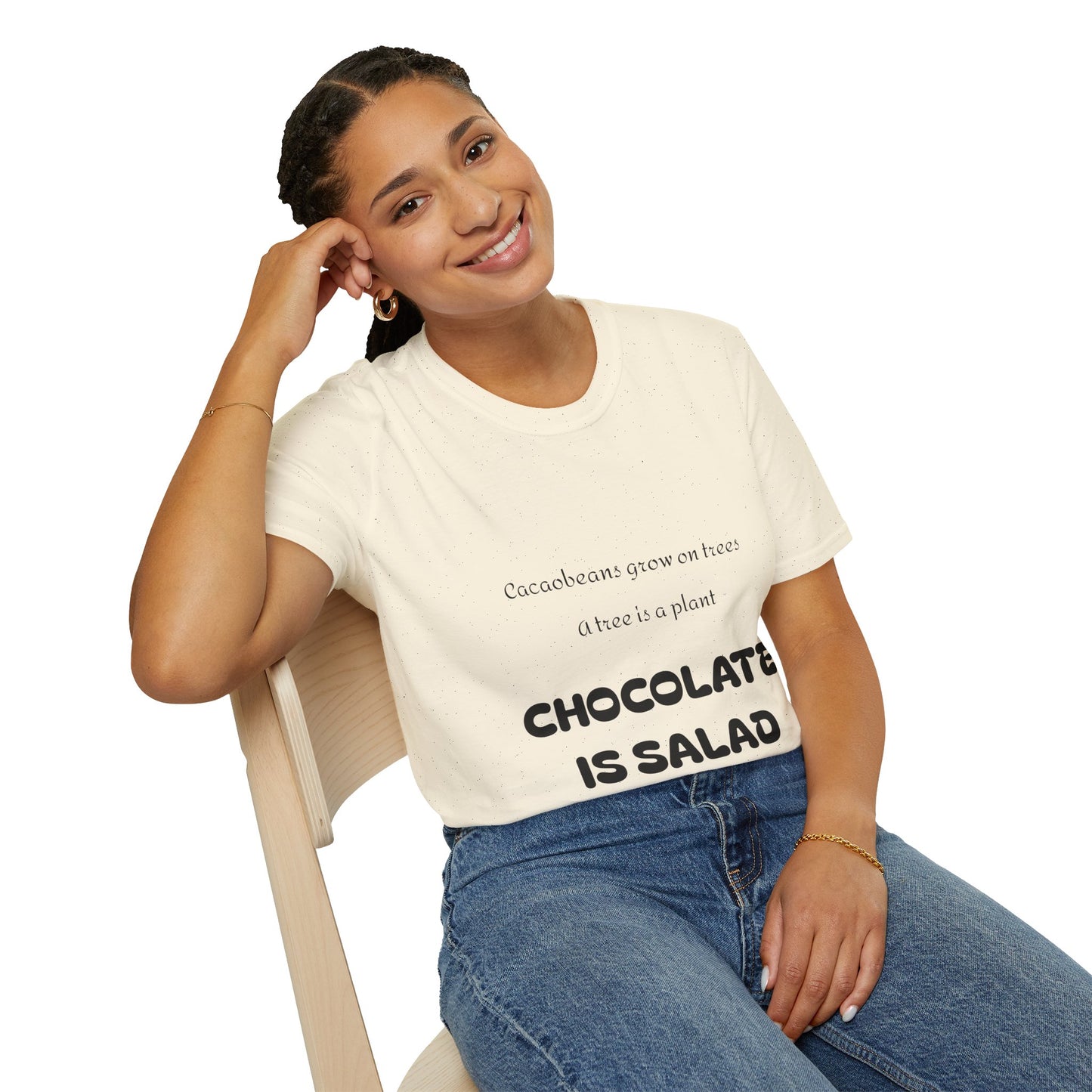 Hus41 T-Shirt - Chocolate is salad