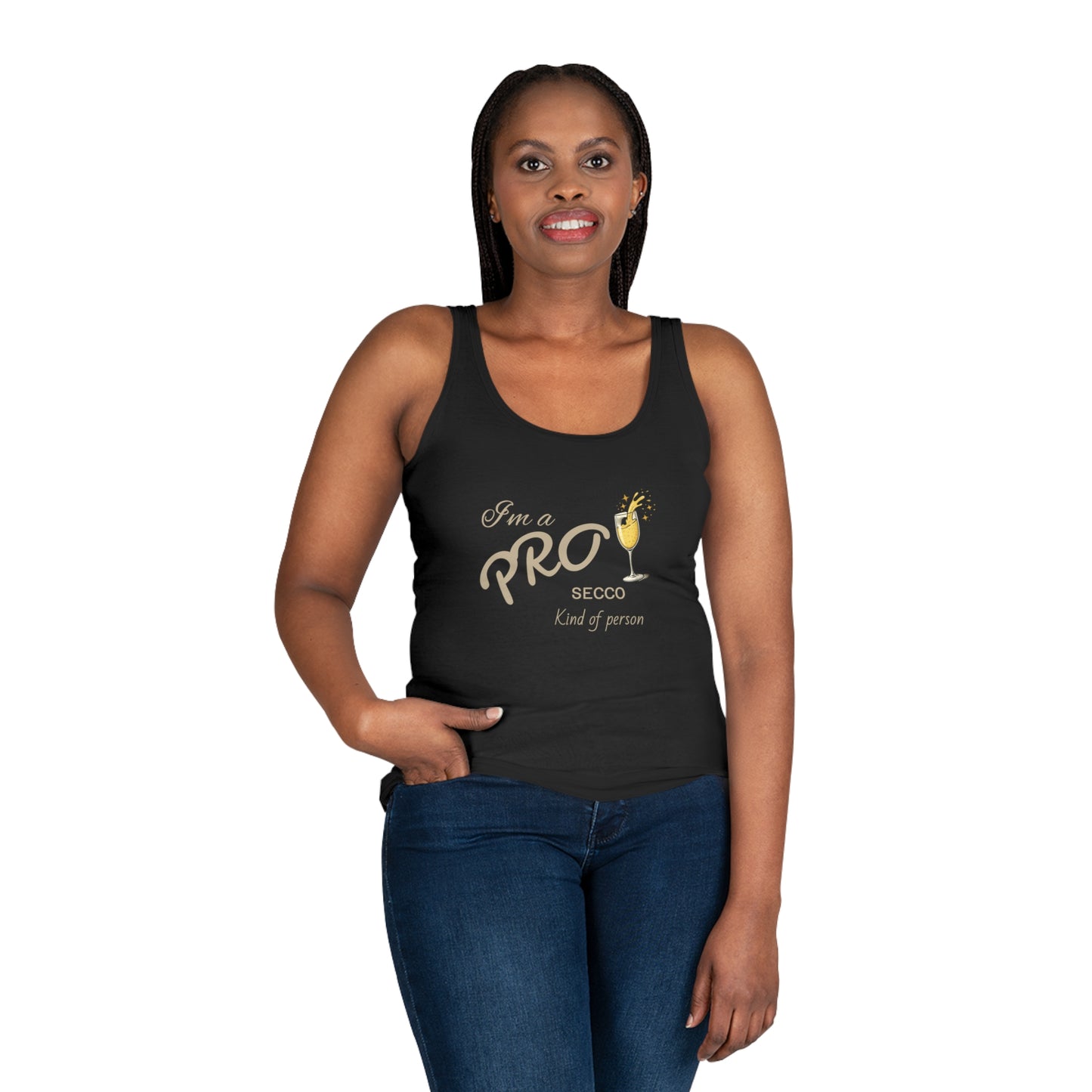 Hus41 Linne, Tank Top - PROsecco kind of person