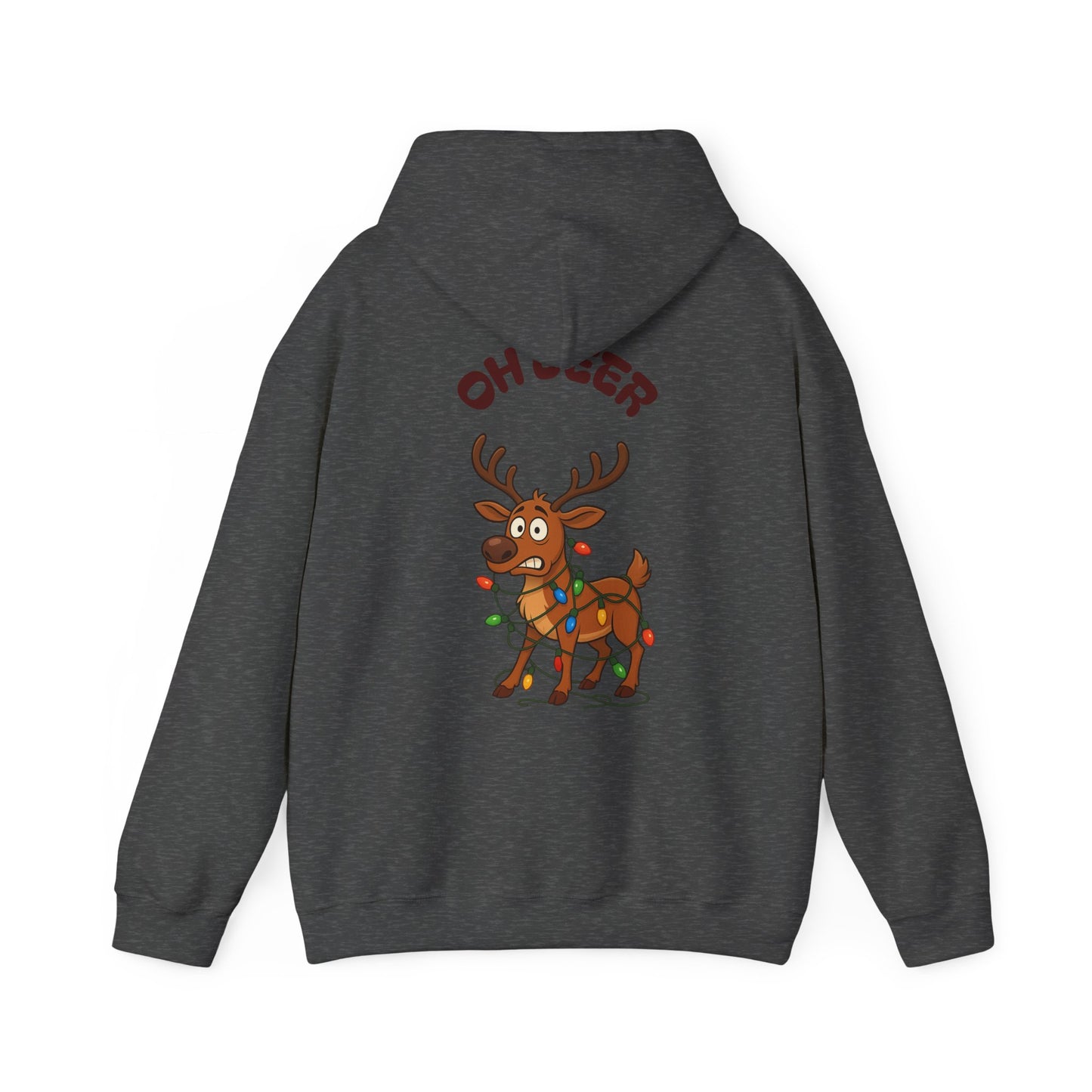 Hus41 Unisex Sweatshirt Hoodie - OH DEER Jultröja