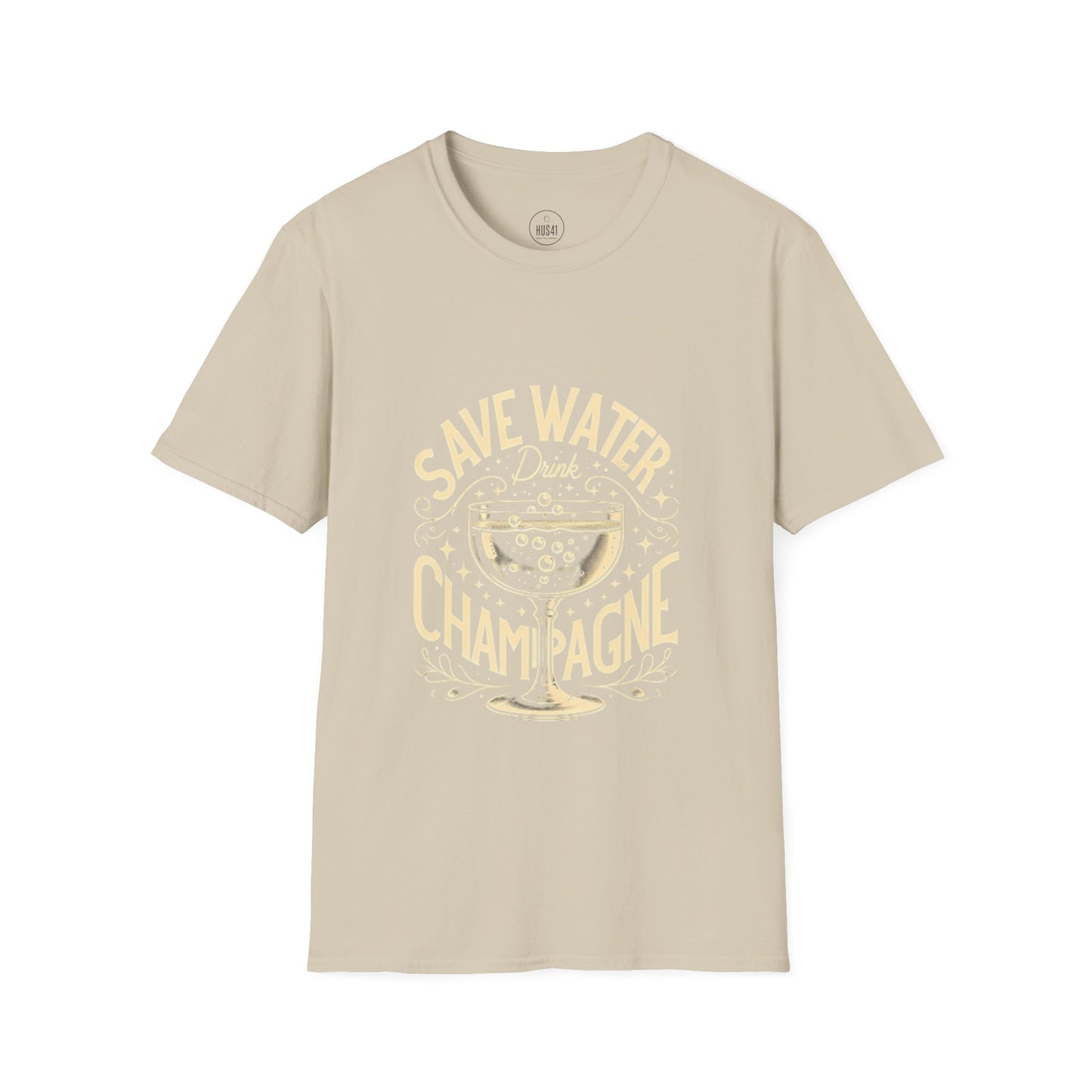 Hus42 T-shirt - Champagne Lover