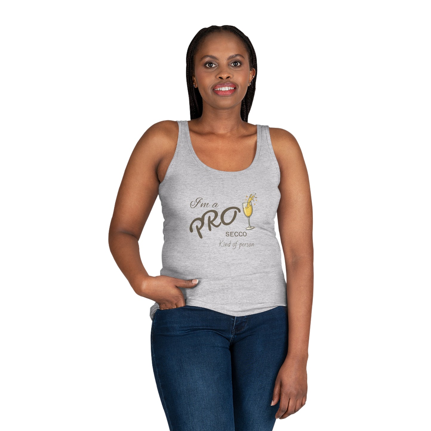 Hus41 Linne, Tank Top - PROsecco kind of person