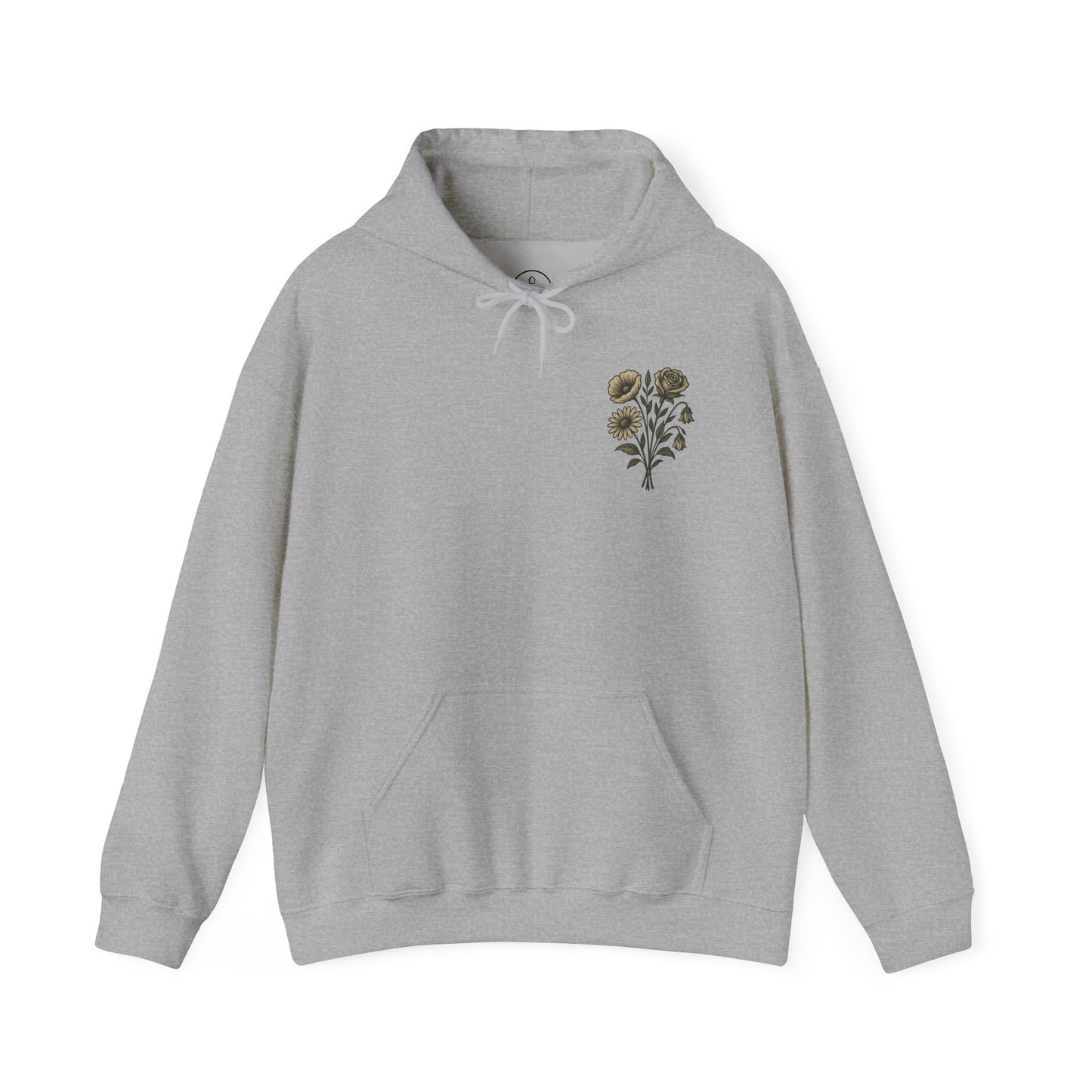 Hus41 Unisex Sweatshirt Hoodie - Flowers are my therapy
