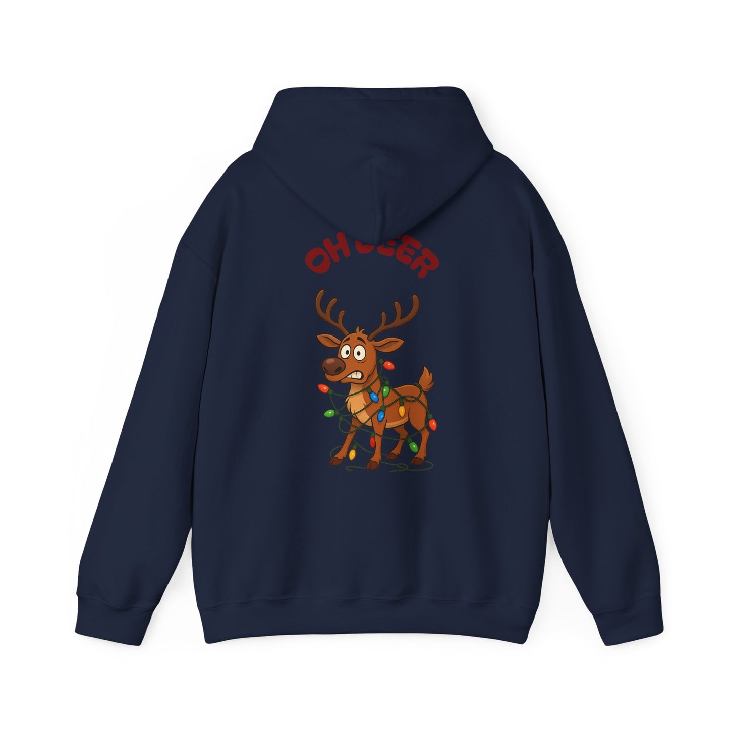 Hus41 Unisex Sweatshirt Hoodie - OH DEER Jultröja