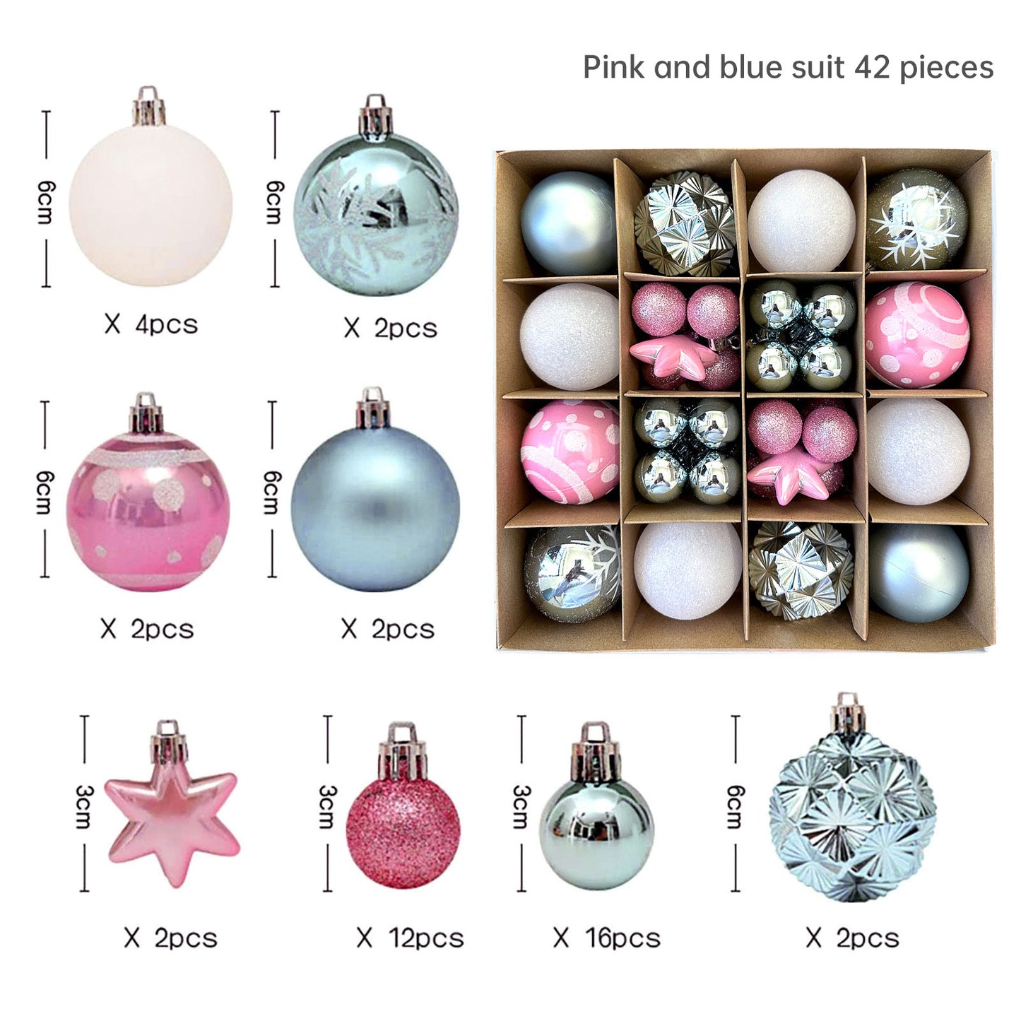 Christmas balls 40pcs