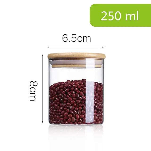 Glasburk med bambulock - Villarudskogen