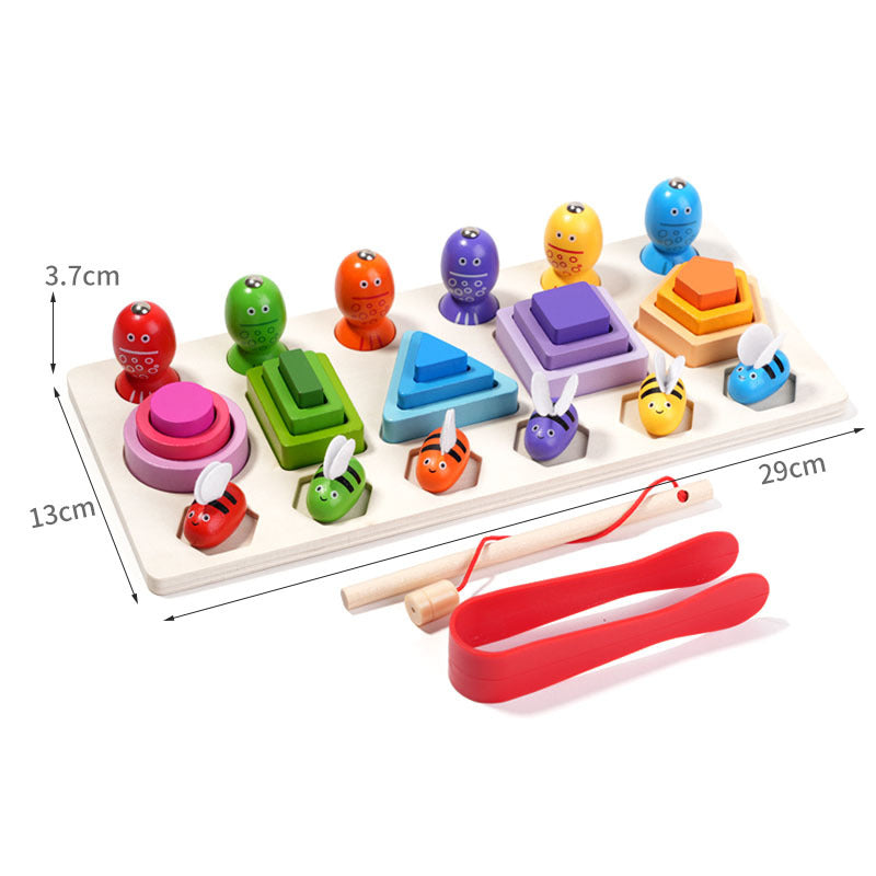 Träpussel building blocks