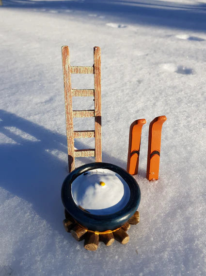 Accessories Santa Claus door Skis
