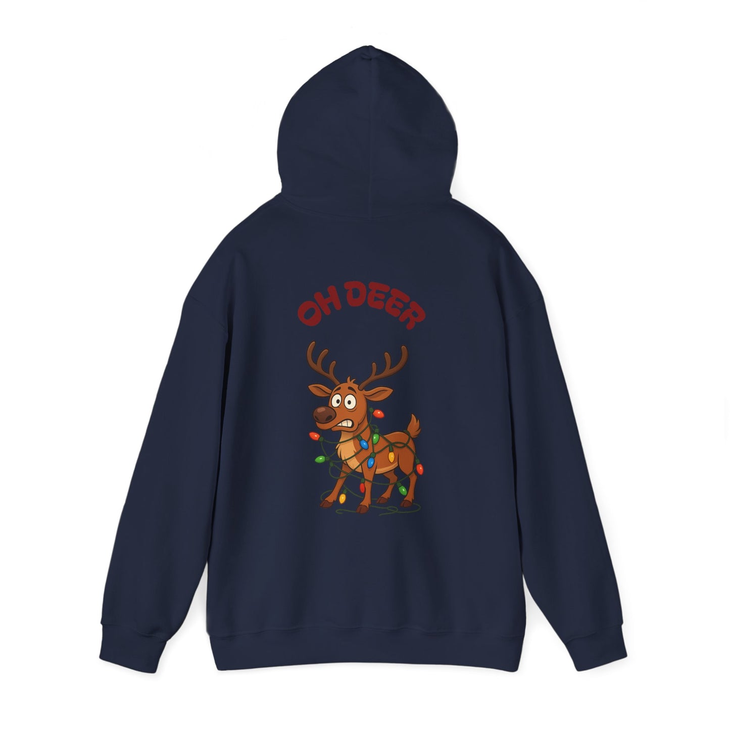 Hus41 Unisex Sweatshirt Hoodie - OH DEER Jultröja